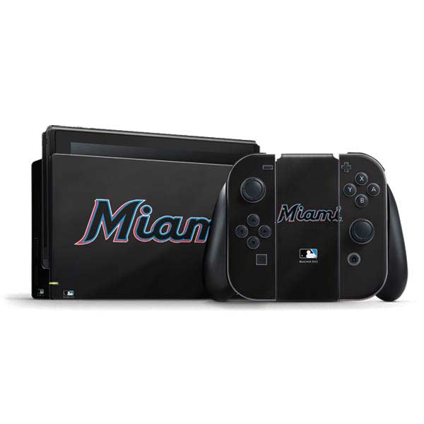MLB Miami Marlins Jersey Alternate Nintendo Skins