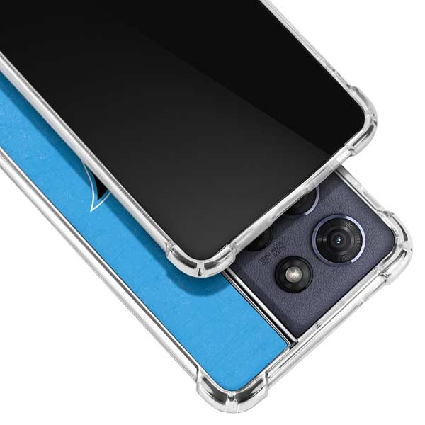 MLB Miami Marlins Solid Distressed Moto G Play 5G (2025) Clear Case