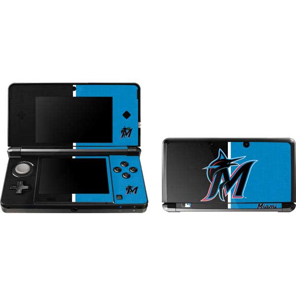 MLB Miami Marlins Split Nintendo Skins