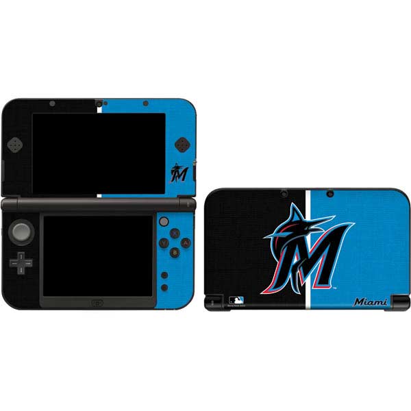 MLB Miami Marlins Split Nintendo Skins