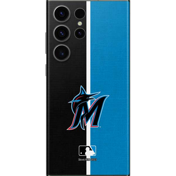 MLB Miami Marlins Split Galaxy Skins