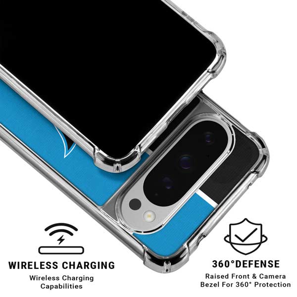 MLB Miami Marlins Split Google Pixel 10 Pro Clear Case