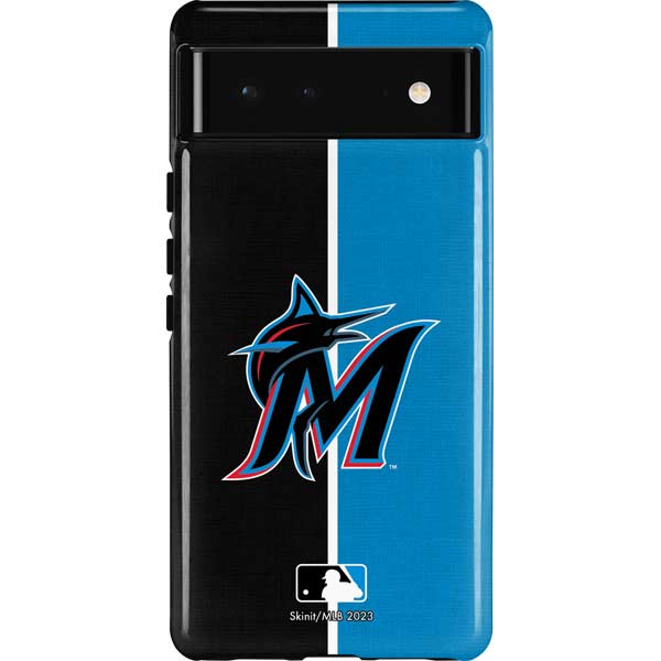 MLB Miami Marlins Split Pixel Cases