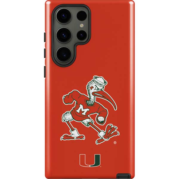 University of Miami Sebastian Mascot Galaxy S23 Ultra Pro Case