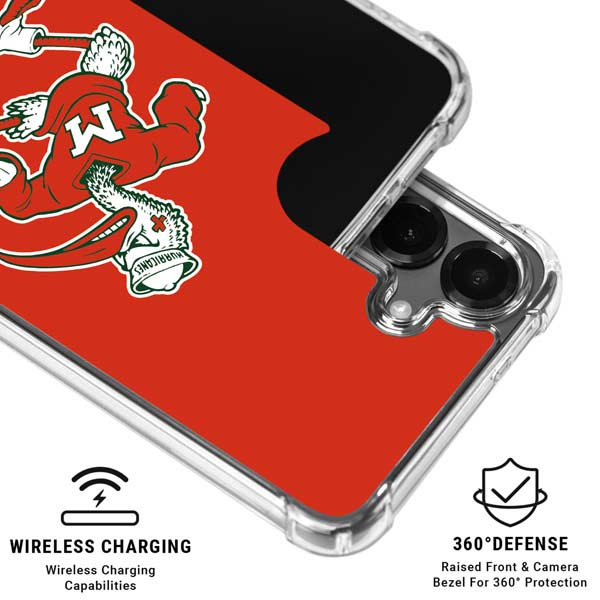 University of Miami Sebastian Mascot Galaxy S26 Plus Clear Case