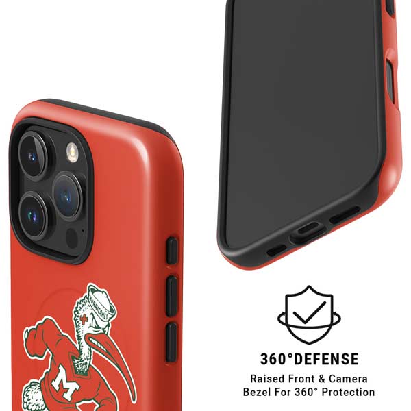 University of Miami Sebastian Mascot iPhone 16 Pro Magsafe Impact Case