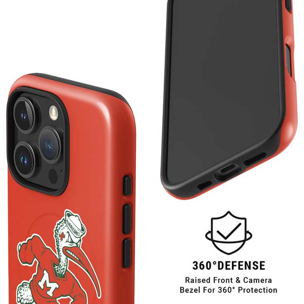 University of Miami Sebastian Mascot iPhone 16 Pro Max Magsafe Impact Case