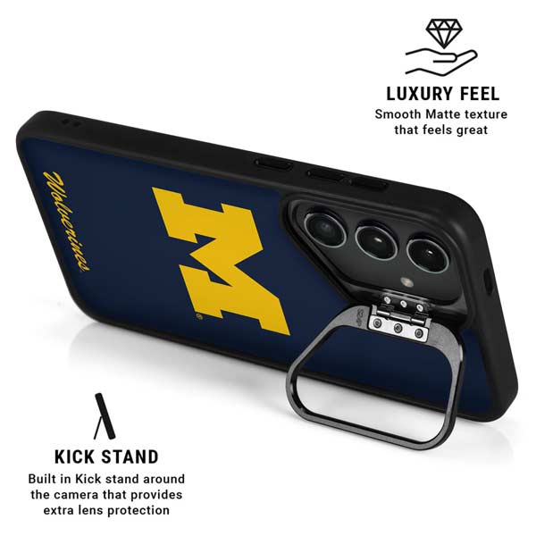 University of Michigan M Logo Bold Galaxy S26 Ultra Kickstand Case
