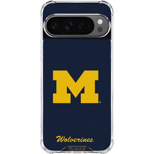 University of Michigan M Logo Bold Google Pixel 10 Pro XL Clear Case