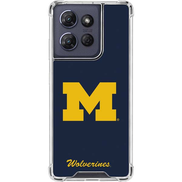University of Michigan M Logo Bold Moto G 5G (2025) Clear Case