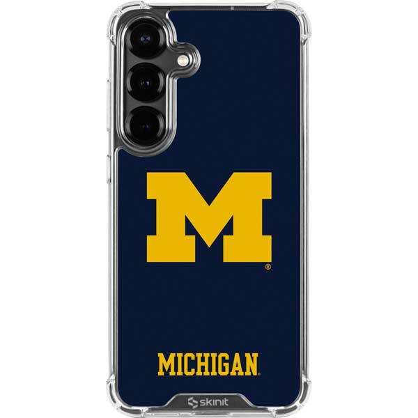University of Michigan M Logo Galaxy S26 Clear Case