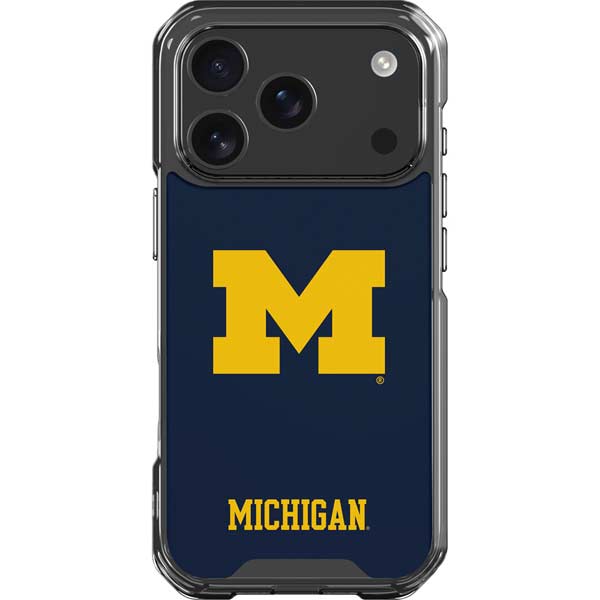 University of Michigan M Logo iPhone 17 Pro Clear Case