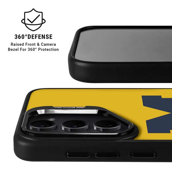 University of Michigan M Logo Yellow Galaxy S26 Plus Kickstand Case