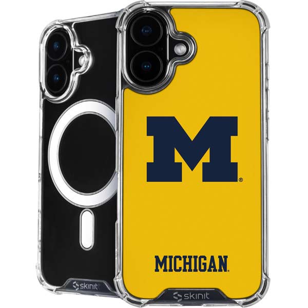 University of Michigan M Logo Yellow iPhone 17 MagSafe Case