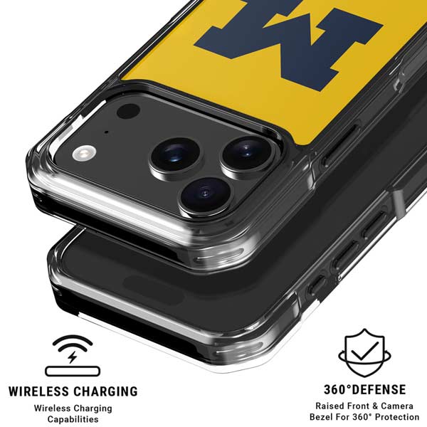 University of Michigan M Logo Yellow iPhone 17 Pro MagSafe Case