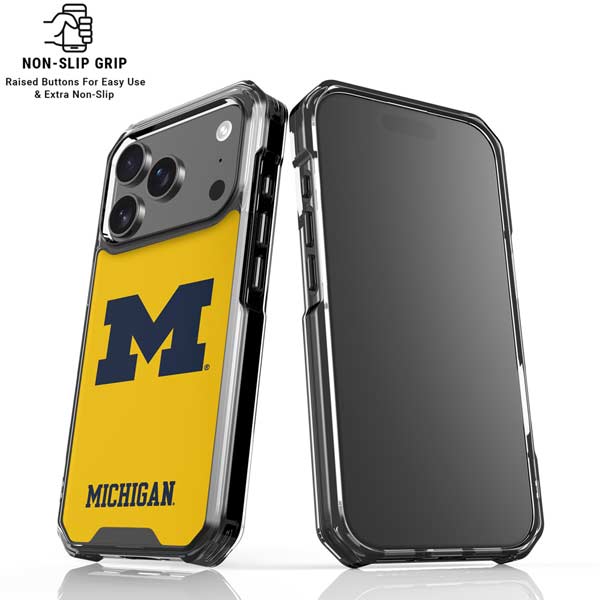 University of Michigan M Logo Yellow iPhone 17 Pro Max MagSafe Case