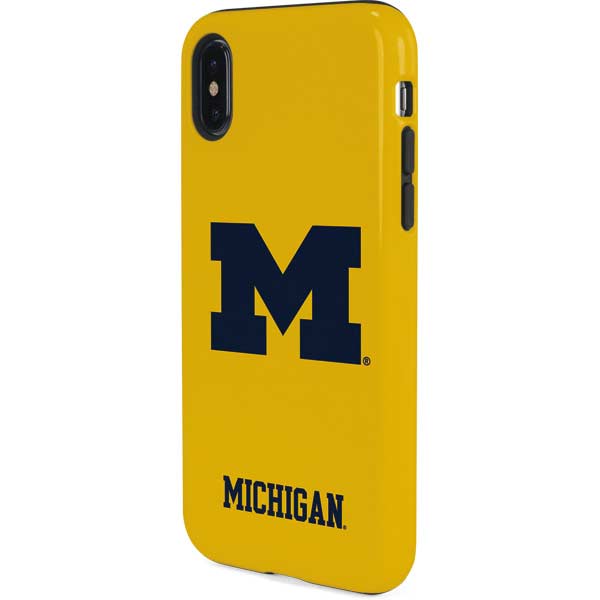 University of Michigan M Logo Yellow iPhone XS Pro Case