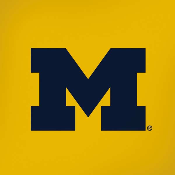 University of Michigan M Logo Yellow iPhone XS Pro Case