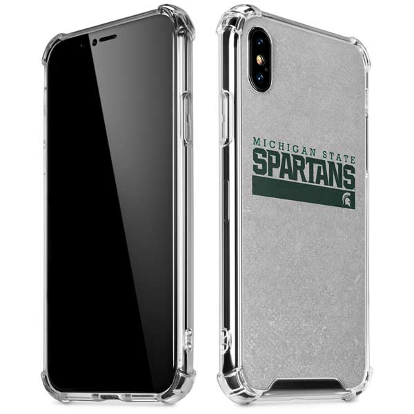 Michigan State University Spartans Marquee iPhone X/XS Clear Case