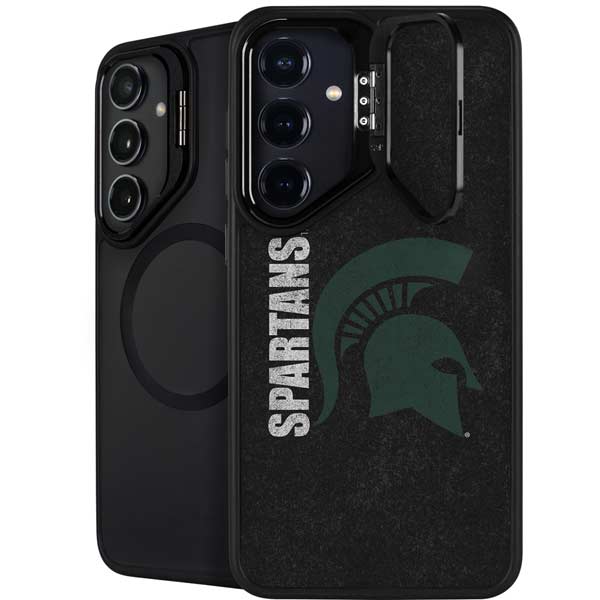 Michigan State University Bold Spartans Logo Galaxy S26 Plus Kickstand Case