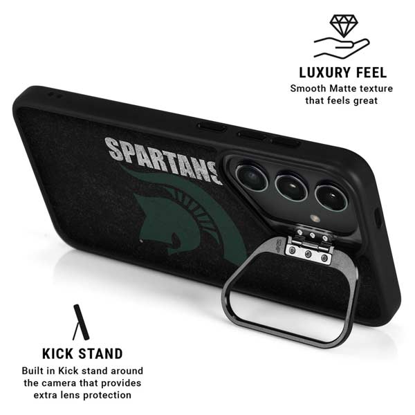 Michigan State University Bold Spartans Logo Galaxy S26 Plus Kickstand Case