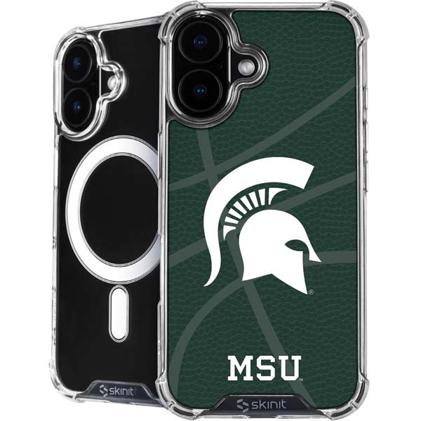 Michigan State University Green Basketball iPhone 17 MagSafe Case