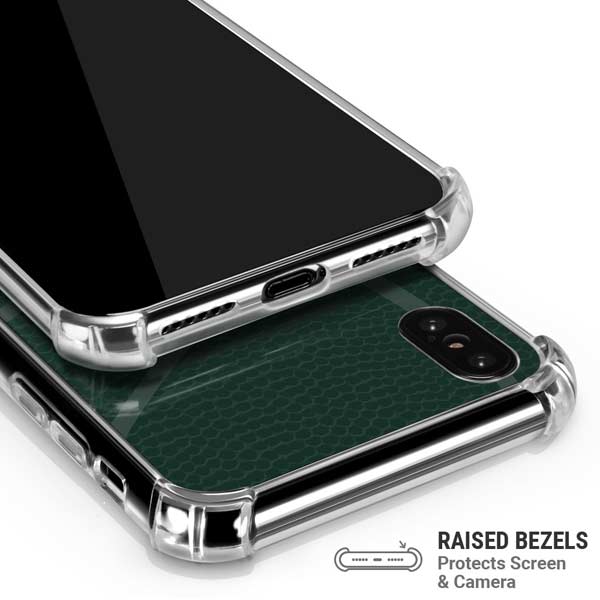 Michigan State University Green Basketball iPhone X/XS Clear Case