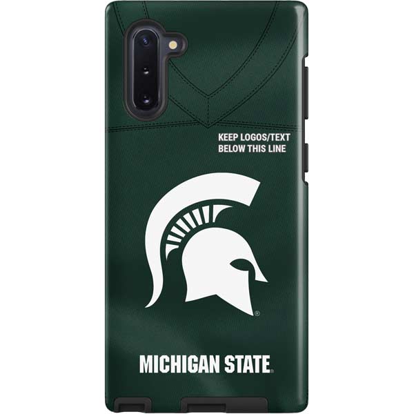 Michigan State University Green Jersey Galaxy Cases