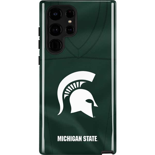Michigan State University Green Jersey Galaxy Cases