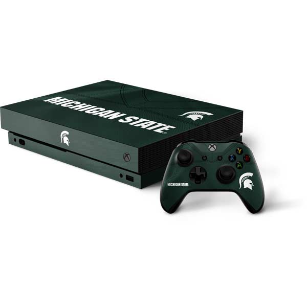 Michigan State University Green Jersey Xbox One Skins