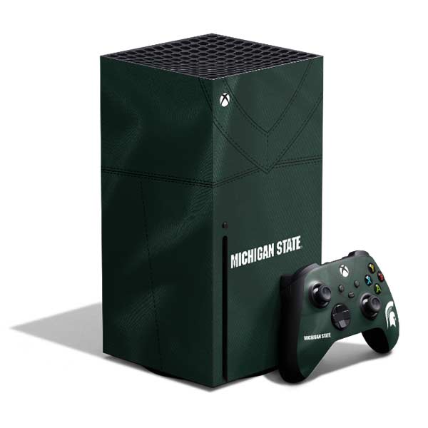 Michigan State University Green Jersey Xbox Series X Skins