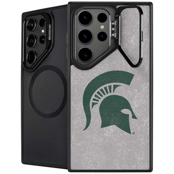 Michigan State University Grey Spartans Logo Galaxy S26 Ultra Kickstand Case
