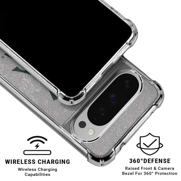 Michigan State University Grey Spartans Logo Google Pixel 10 Pro Clear Case