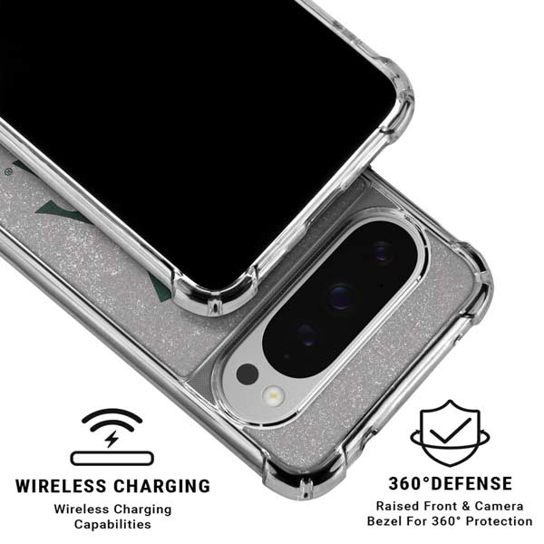 Michigan State University Grey Spartans Logo Google Pixel 10 Pro XL Clear Case