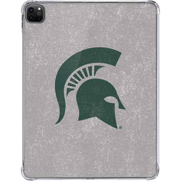 Michigan State University Grey Spartans Logo iPad Pro 11in (2024) Clear Case
