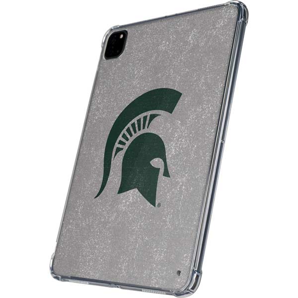 Michigan State University Grey Spartans Logo iPad Pro 11in (2024) Clear Case
