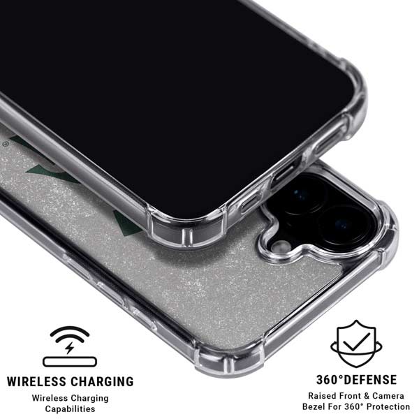 Michigan State University Grey Spartans Logo iPhone 17 Clear Case