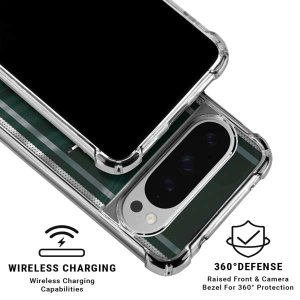 Michigan State University Jersey Grey Google Pixel 10 Pro Clear Case