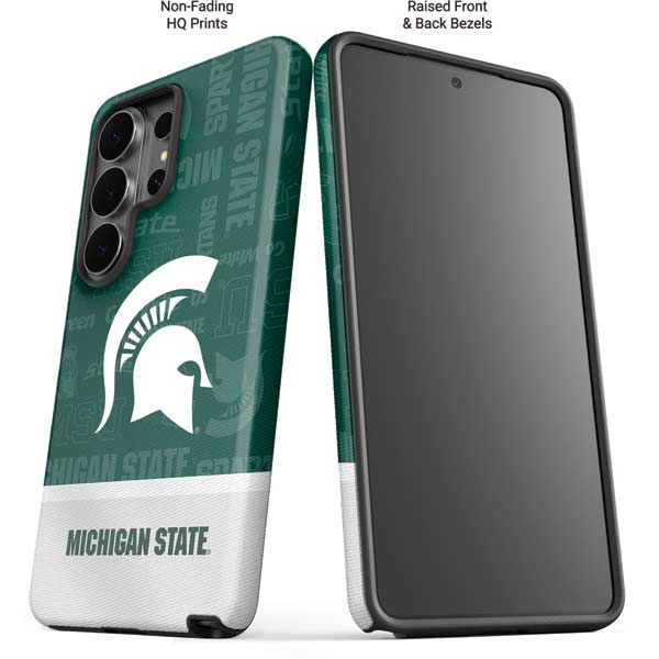 Michigan State University Jersey Split Galaxy S26 Ultra Impact Case