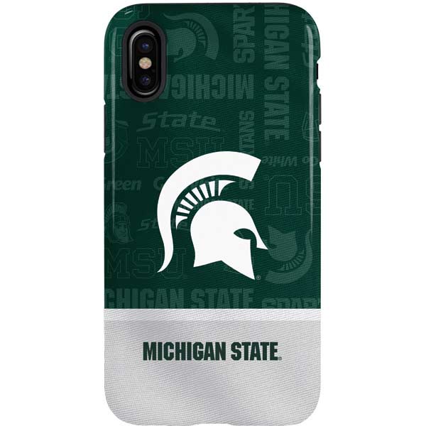 Michigan State University Jersey Split iPhone XS Pro Case