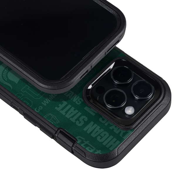 Michigan State University Jersey Split Otterbox Defender iPhone Skin