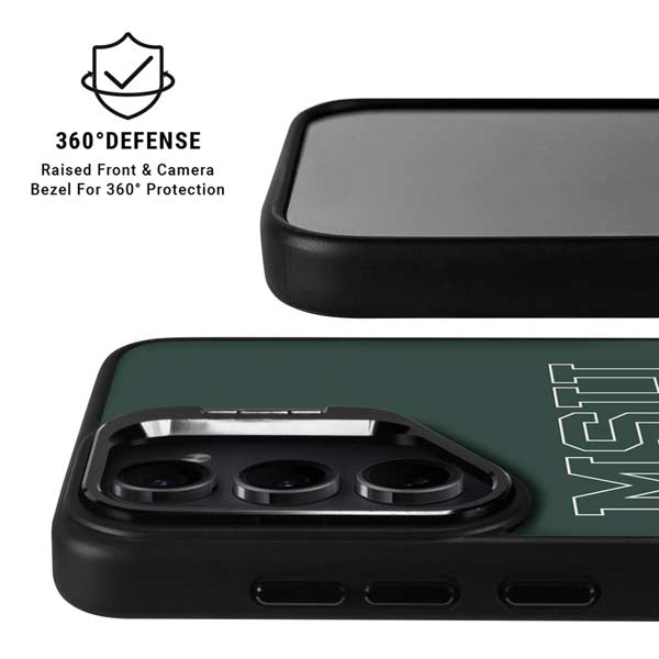 Michigan State University MSU Letters Galaxy S26 Ultra Kickstand Case