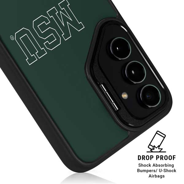 Michigan State University MSU Letters Galaxy S26 Ultra Kickstand Case