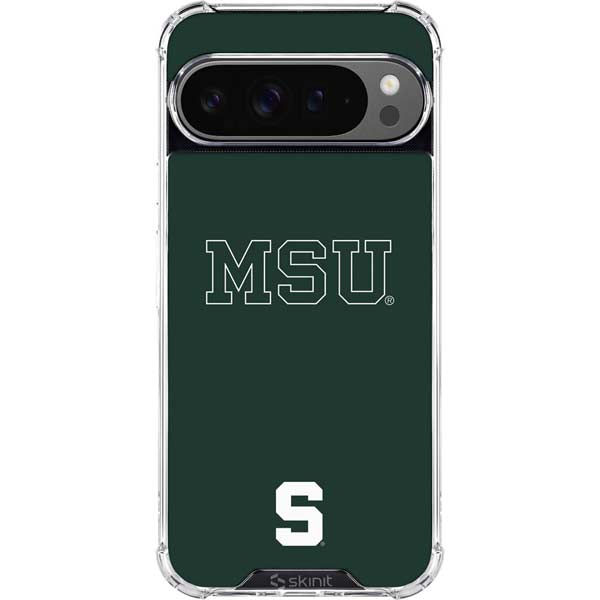 Michigan State University MSU Letters Google Pixel 10 Pro XL Clear Case