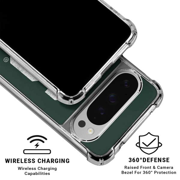 Michigan State University Spartans Away Grey S Google Pixel 10 Pro Clear Case