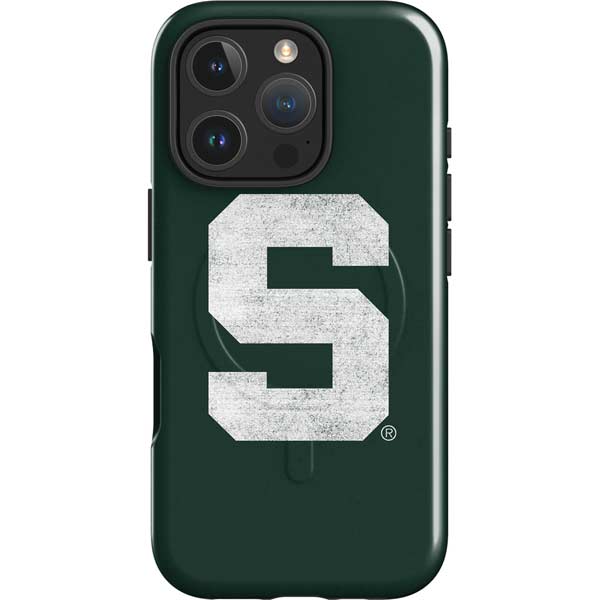 Michigan State University Spartans Away Grey S iPhone 16 Pro Magsafe Impact Case