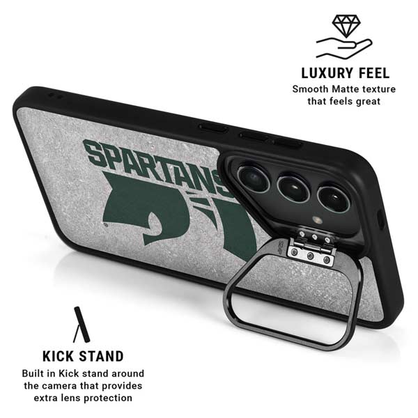 Michigan State University Spartans Half Logo Galaxy S26 Plus Kickstand Case