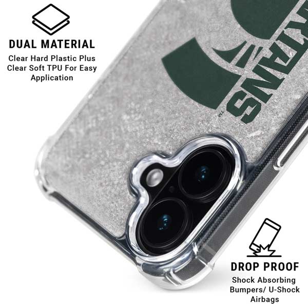 Michigan State University Spartans Half Logo iPhone 17 MagSafe Case