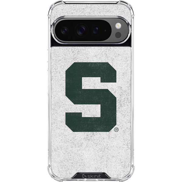 Michigan State University Spartans Mean Green S Google Pixel 10 Pro XL Clear Case