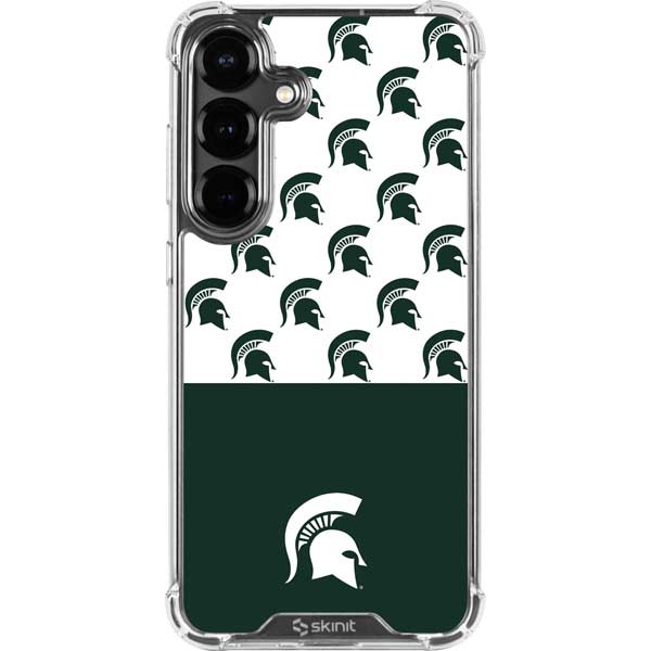 Michigan State University Spartans MSU Split Galaxy S26 Plus Clear Cas ...